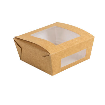 PE Astarlı Geri Dönüşümlü 30oz Kahverengi Kağıt Kaseler Toptan Özel Boyut Kabul Edilen Fast Food Kraft Kağıt Salata Kutuları Take Away