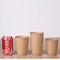 Kraft 30oz Baskılı Tek Kullanımlık Çift Duvar İçme Kahve Kağıt Bardakları