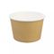 Tek Kullanımlık Beyaz kraft Kağıt Çorba Bardağı Kase İçecek PE Kaplı Geri Dönüştürülebilir Biyobozunur Kağıt Kaseler