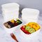48oz Biyobozunur Kahverengi Fast Food Kağıt Kaseler Özel Geri Dönüşümlü Tek Kullanımlık Kraft Beyaz Kağıt Salata Kaseleri