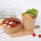 Paketleme Çevre Dostu Toptan Öğle Yemeği Paket Servis Tek Kullanımlık Kağıt Çorba Salata Kasesi